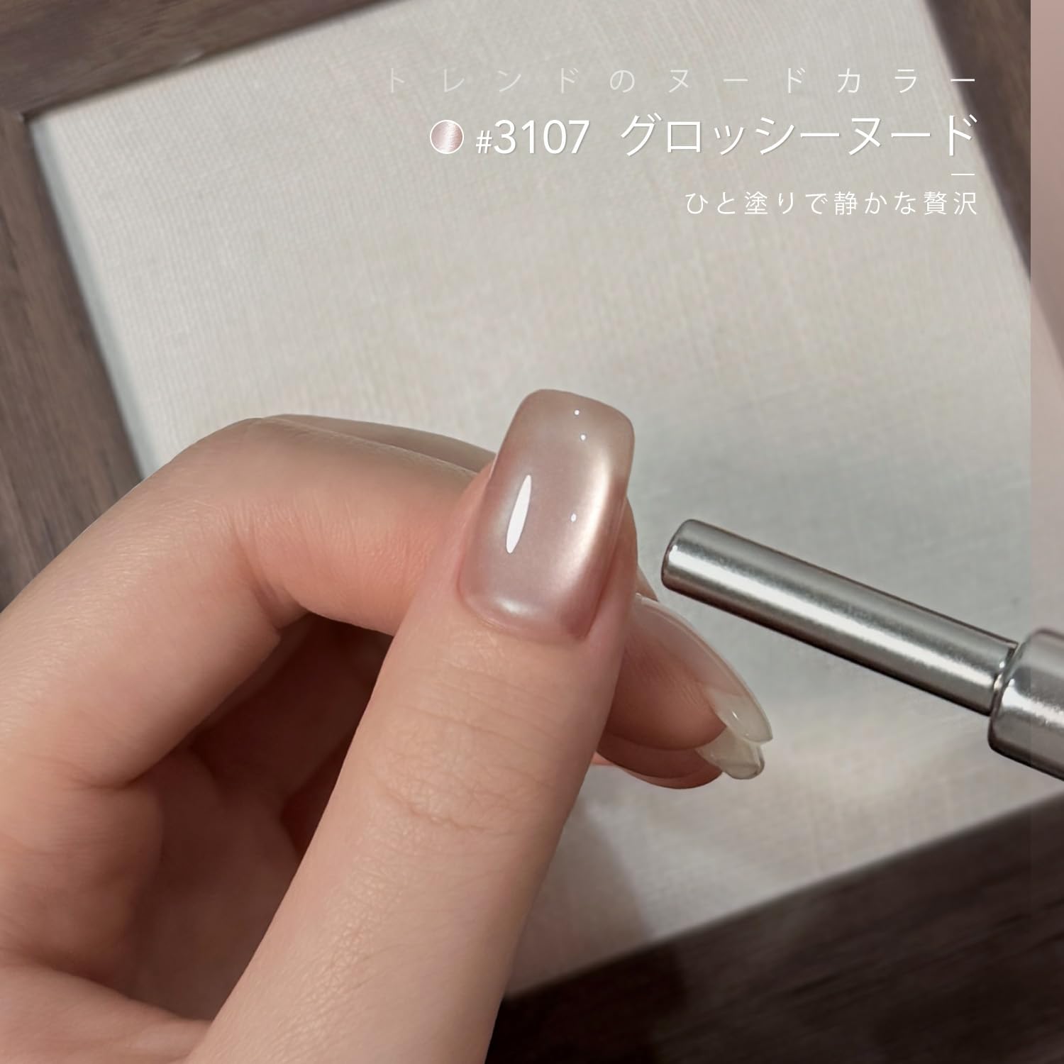 Amazon | GAOY マグネットネイル ジェルネイル ヌード マグネット